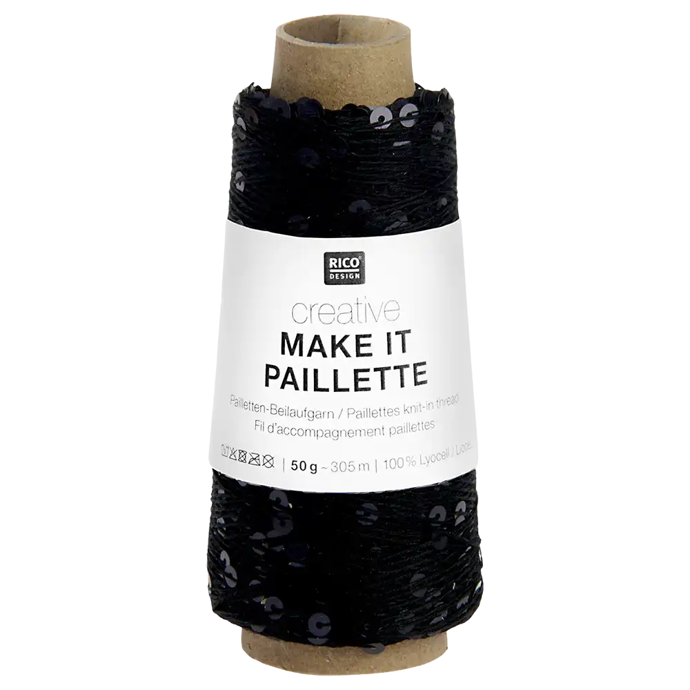 #Farbe_Rico Design Creative Make it Pailette | 013 Schwarz