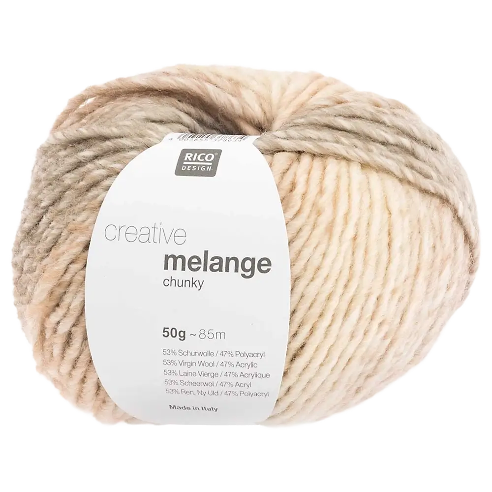 #Farbe_Rico Design Creative Melange Chunky | 001 Weiß