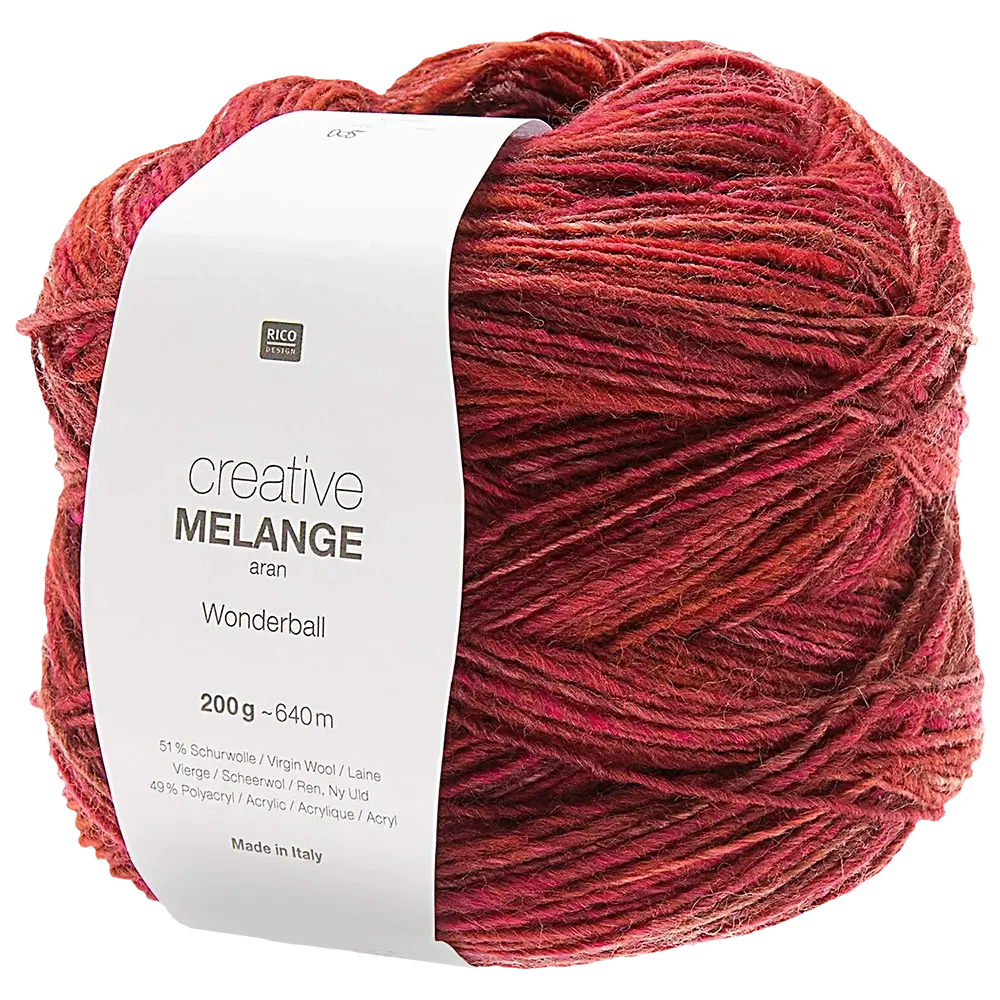 #Farbe_Rico Design Creative Melange Wonderball | 005 Beere Mix