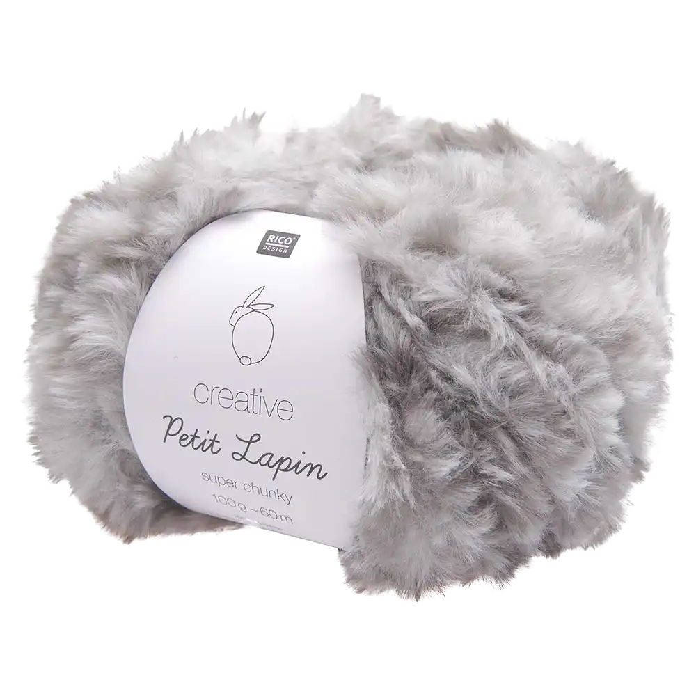 #Farbe_Rico Design Creative Petit Lapin Super Chunky | 012 Silber-Grau