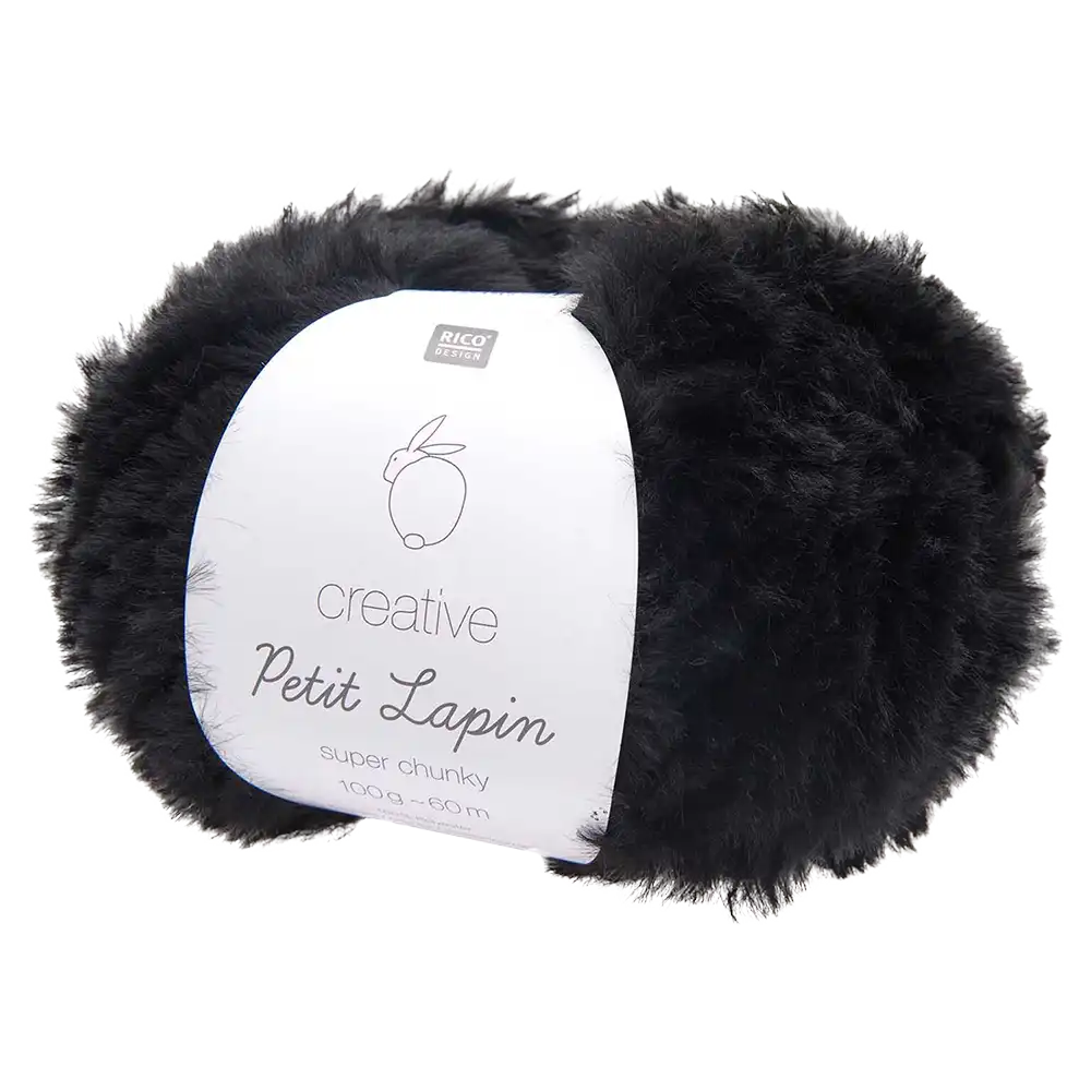 #Farbe_Rico Design Creative Petit Lapin Super Chunky | 016 Schwarz