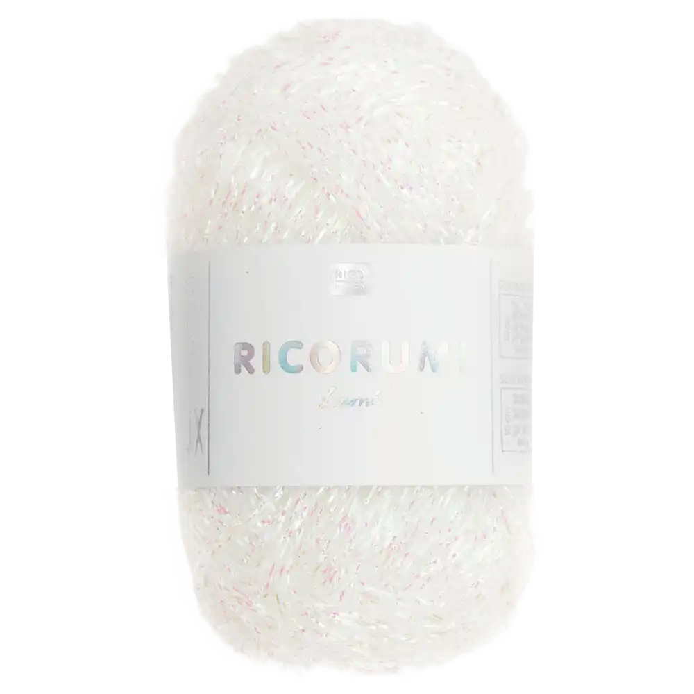 #Farbe_Rico-Design Creative Ricorumi Lamé | 003 Weiß irisierend