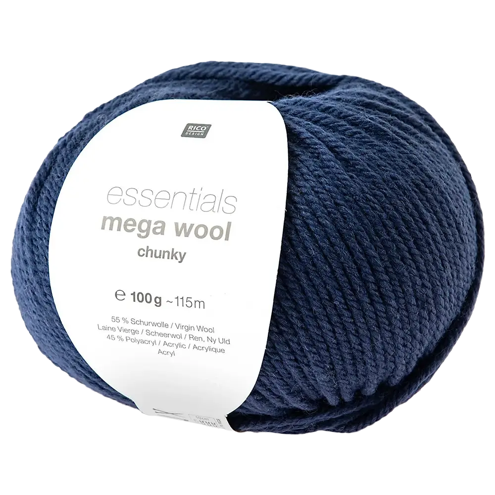 #Farbe_Rico Design Essentials Mega Wool Chunky | 012 Blau