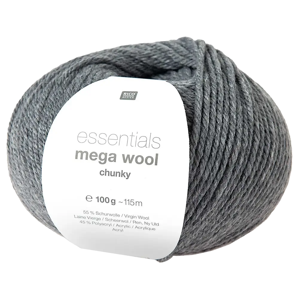 #Farbe_Rico Design Essentials Mega Wool Chunky | 014 Grau
