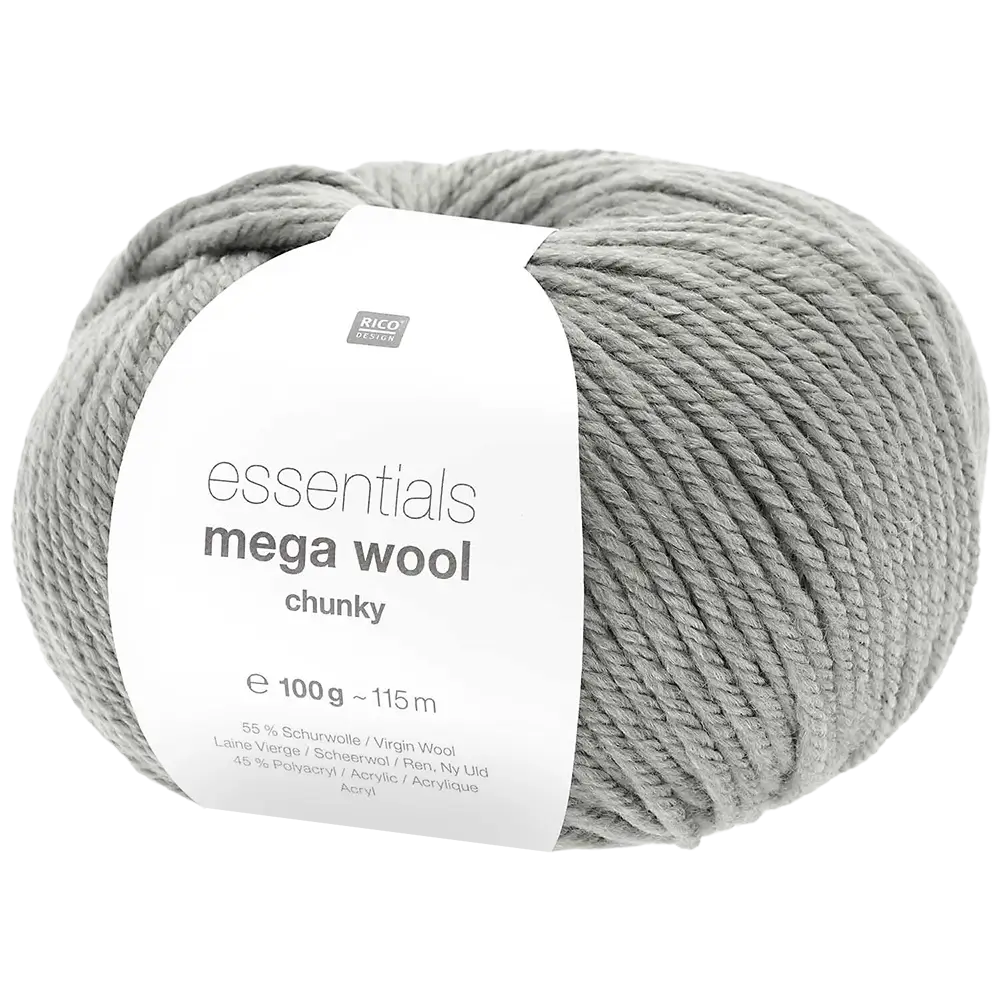 #Farbe_Rico Design Essentials Mega Wool Chunky | 028 Steingrau