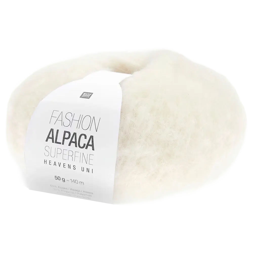 #Farbe_Rico Design Fashion Alpaca Superfine Heavens Uni | 001 Creme
