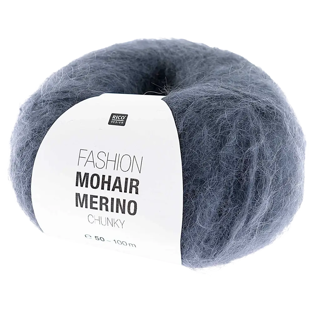 #Farbe_Rico Design Fashion Mohair Merino Chunky | 007 Blau