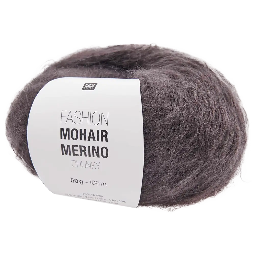 #Farbe_Rico Design Fashion Mohair Merino Chunky | 018 Anthrazit
