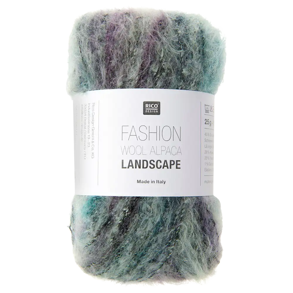#Farbe_Rico Design Fashion Wool Alpaca Landscape | 008 Deep Sea