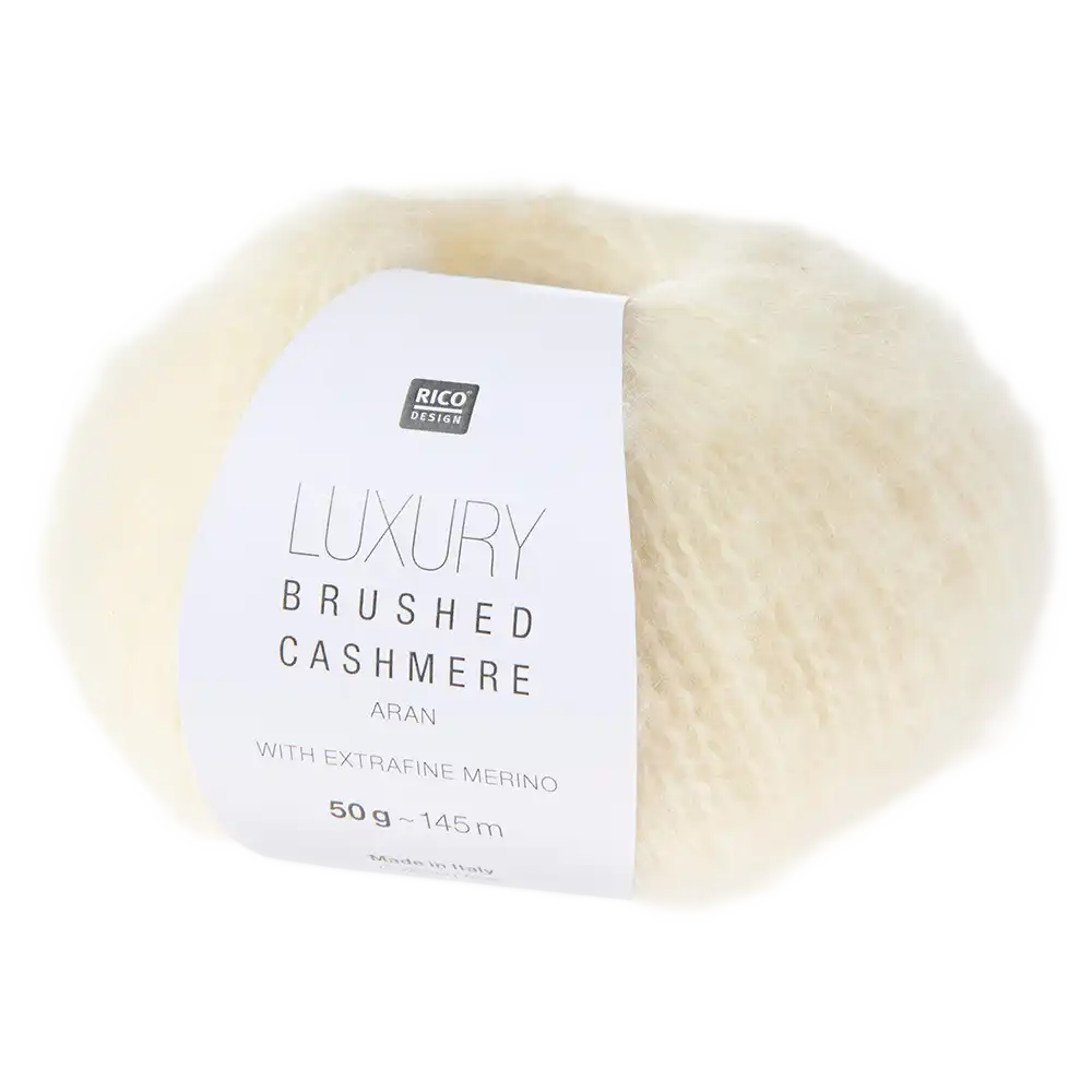 #Farbe_Rico Design Luxury Brushed Cashmere | 001 Creme