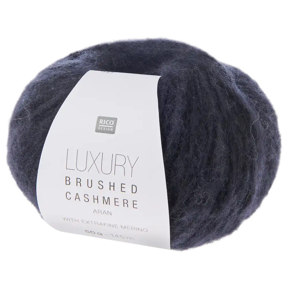 #Farbe_Rico Design Luxury Brushed Cashmere | 005 Darkest Navy