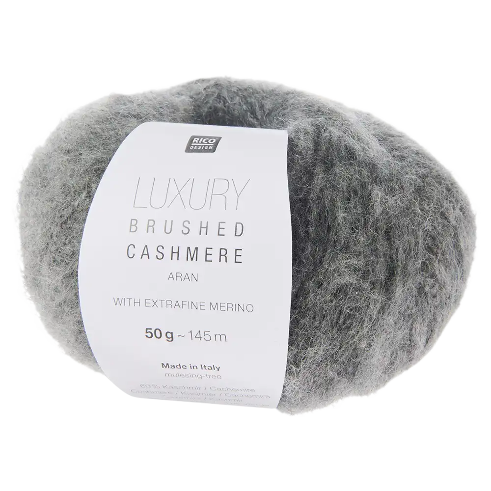 #Farbe_Rico Design Luxury Brushed Cashmere | 006 Anthrazit