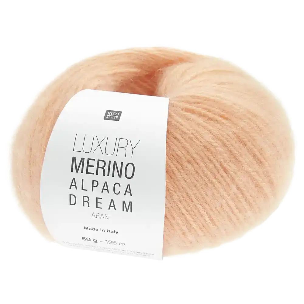#Farbe_Rico Design Luxury Merino Alpaca Dream Aran | 002 Apricot