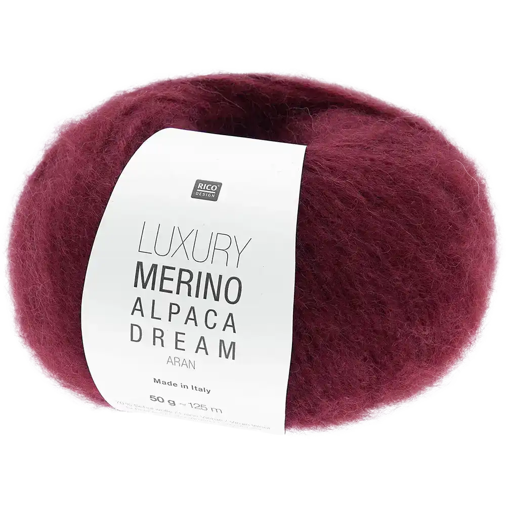 #Farbe_Rico Design Luxury Merino Alpaca Dream Aran | 004 Bordeaux