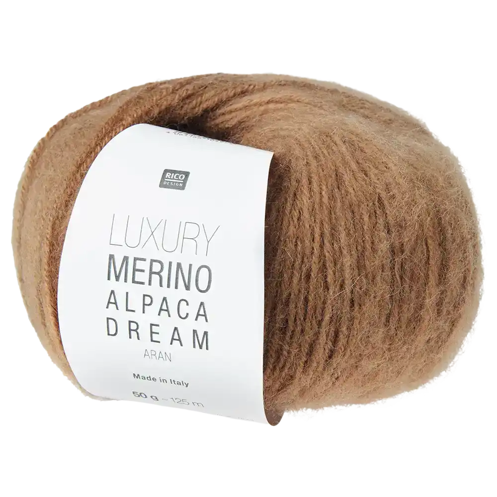 #Farbe_Rico Design Luxury Merino Alpaca Dream Aran | 010 Nougat
