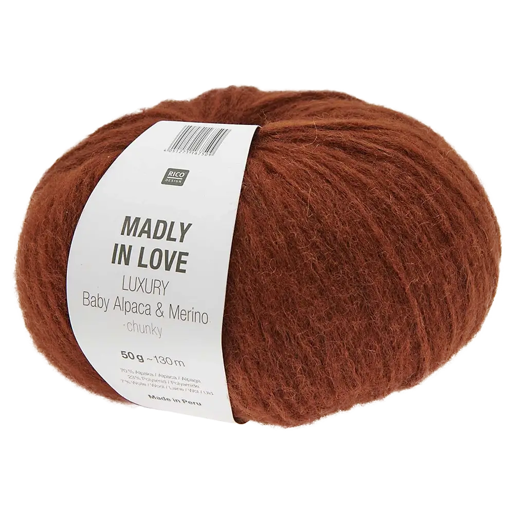 #Farbe_Rico Design Madly in Love Luxury Baby Alpaca & Merino | 006 Nougat