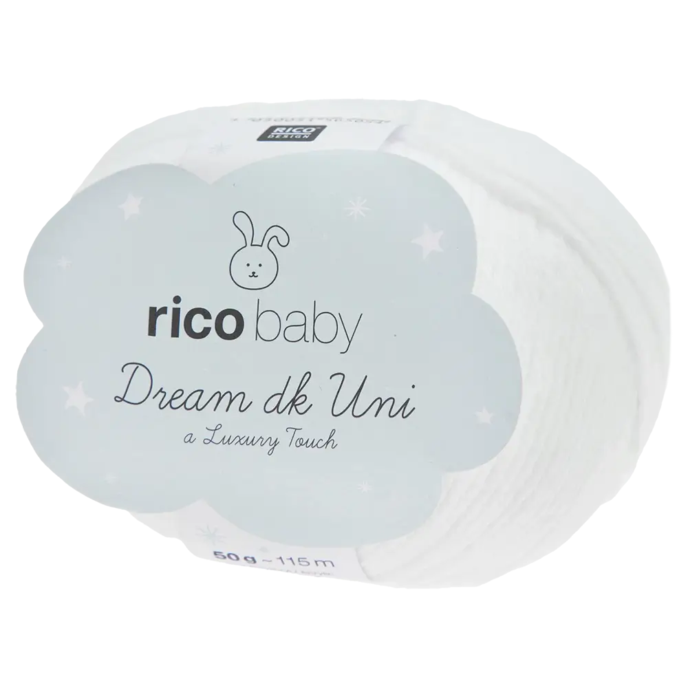 #Farbe_Rico Design Rico Baby Dream Uni | 001 Weiß
