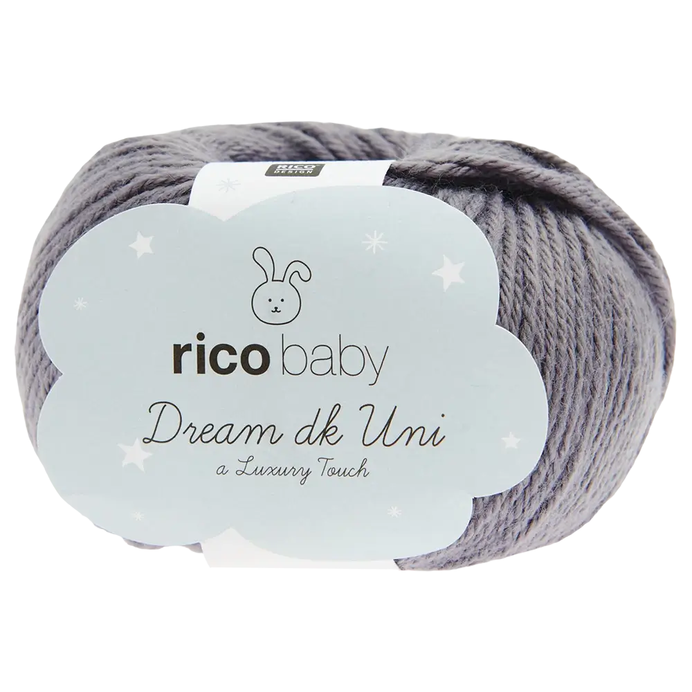 #Farbe_Rico Design Rico Baby Dream Uni | 006 Anthrazit