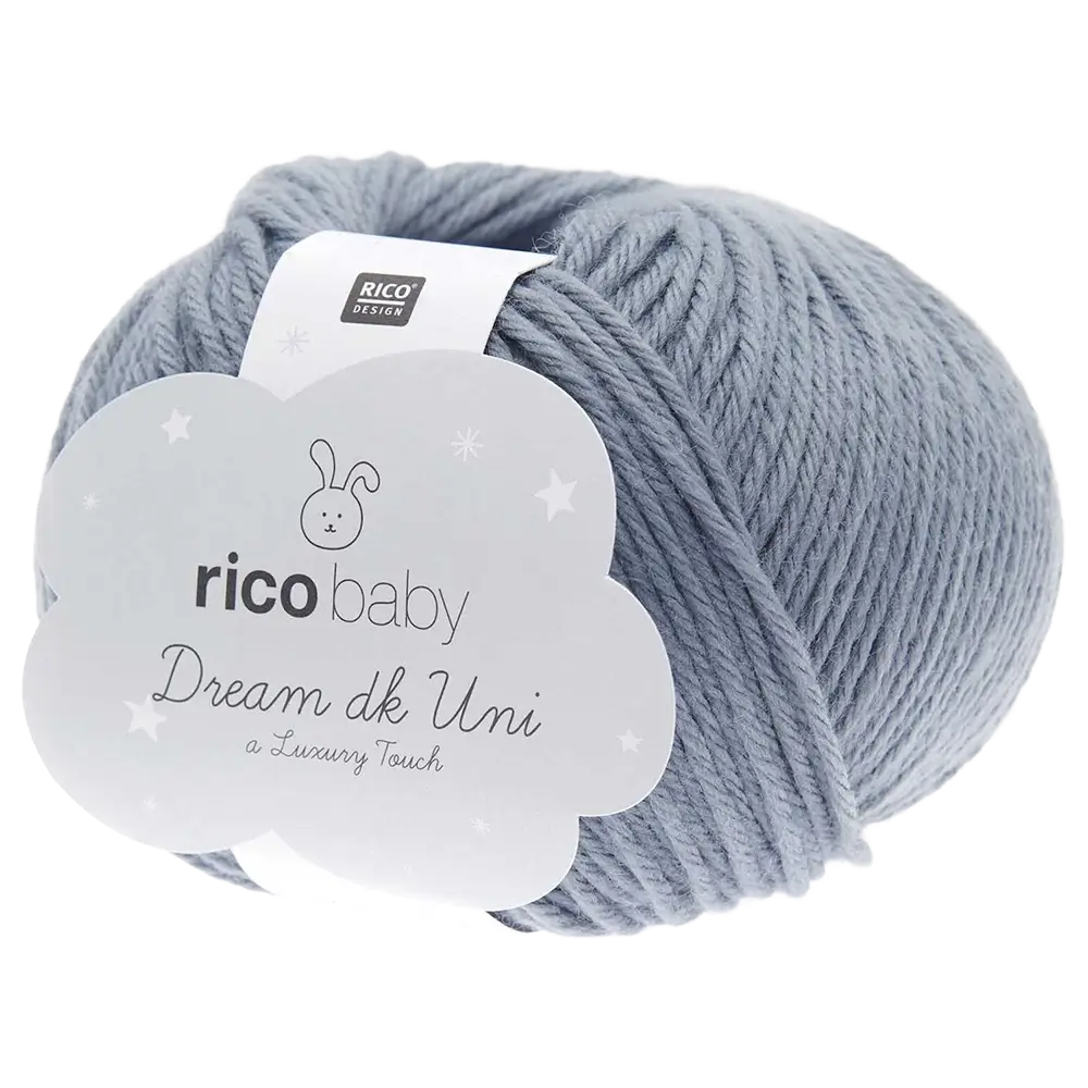 #Farbe_Rico Design Rico Baby Dream Uni | 024 Rauchblau