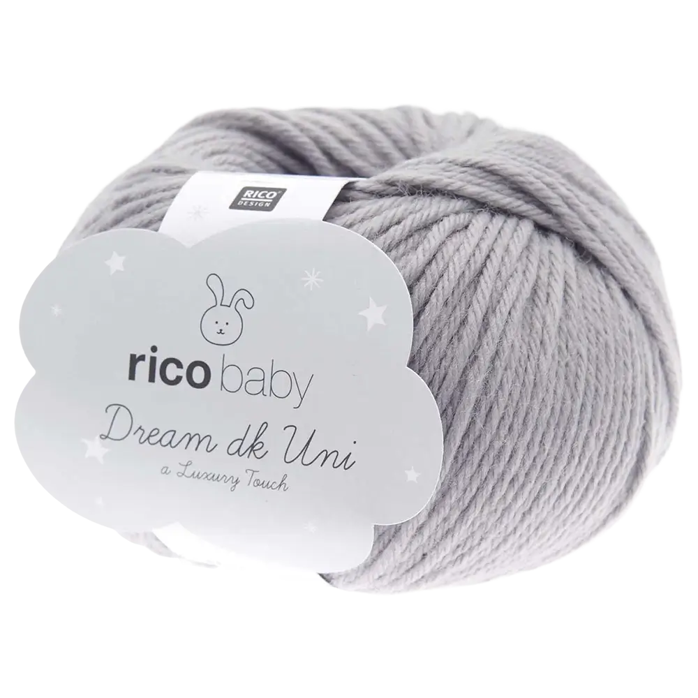 #Farbe_Rico Design Rico Baby Dream Uni | 025 Steingrau