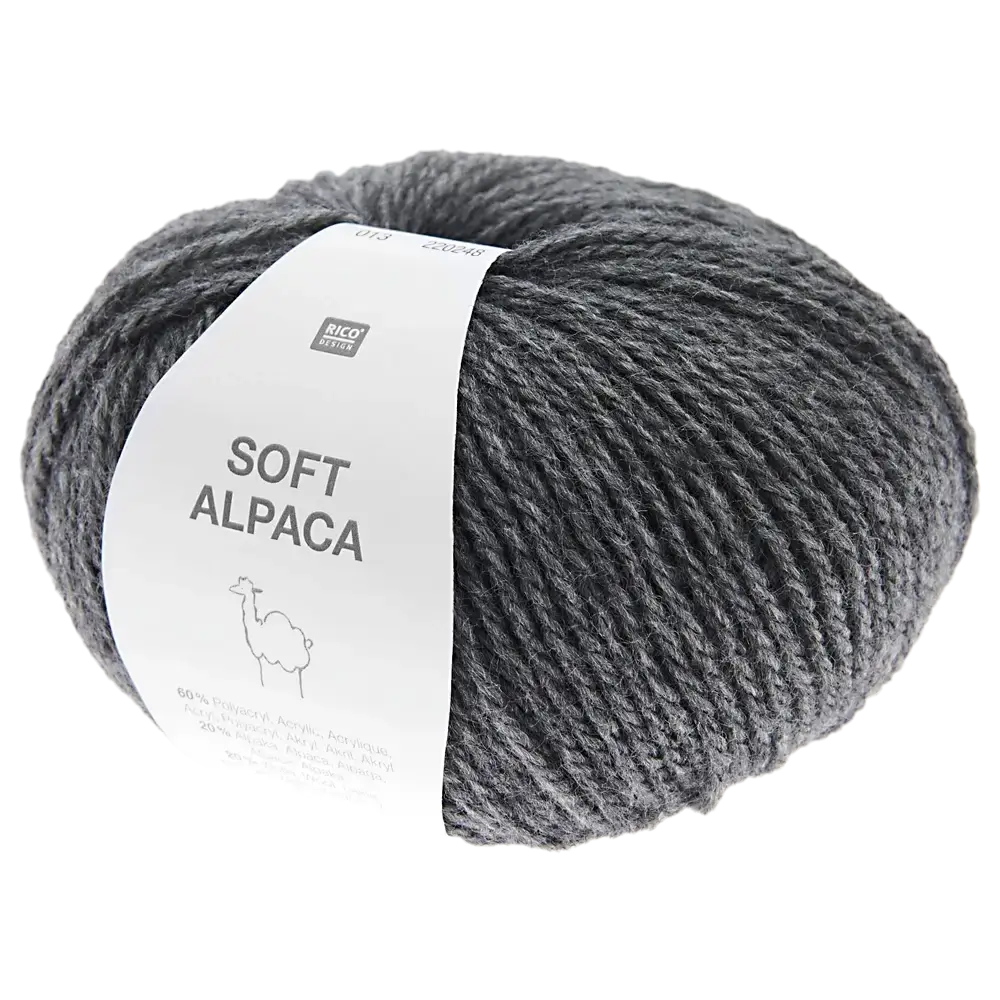 #Farbe_Rico Design Soft Alpaca | 013 Anthrazit
