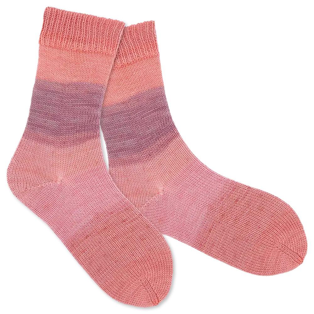 #Farbe_Rico Design Superba Cashmeri Luxury Socks | 024 Rosa Dégradé