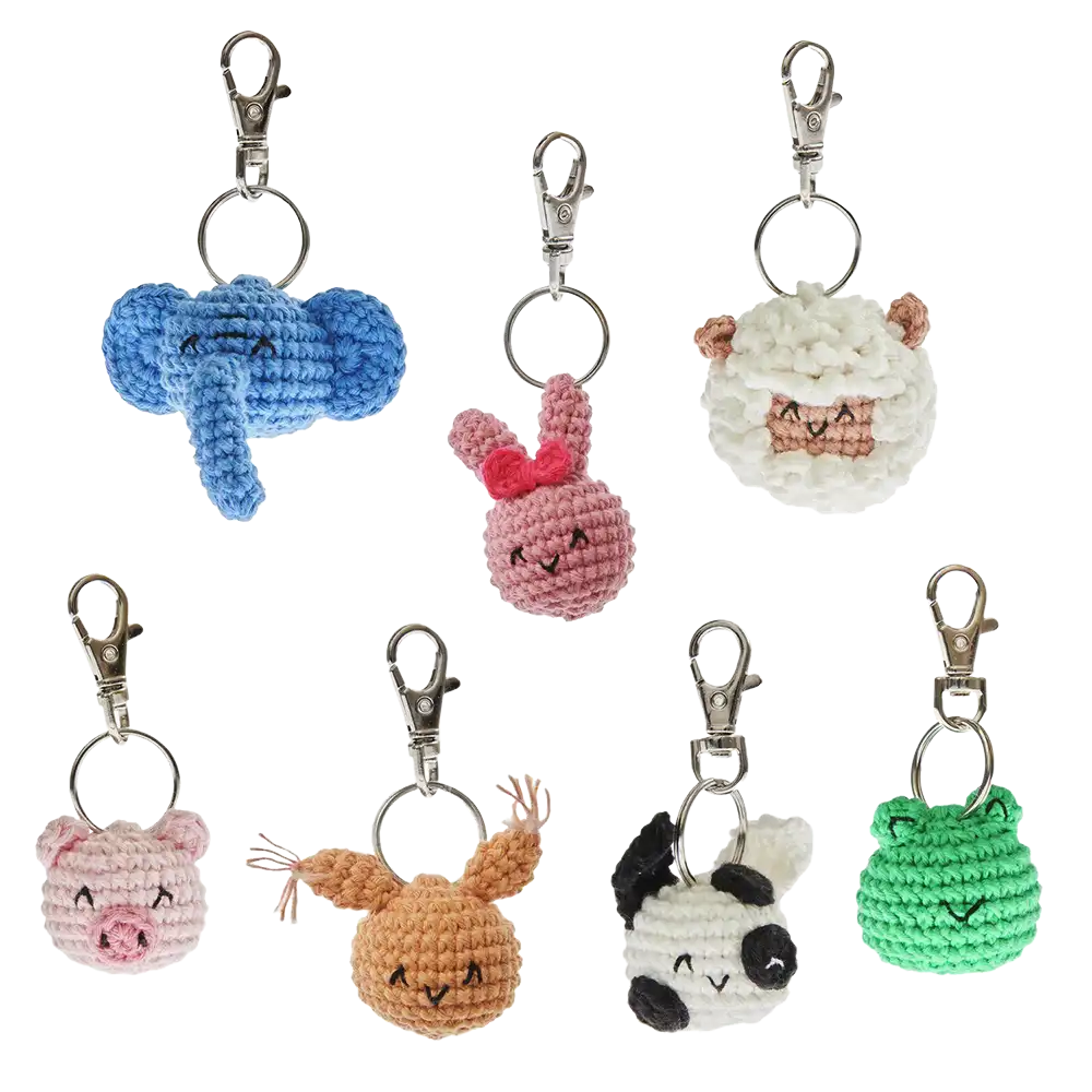 Schlüsselanhänger Chingu Animals (Ricorumi Häkelset)
