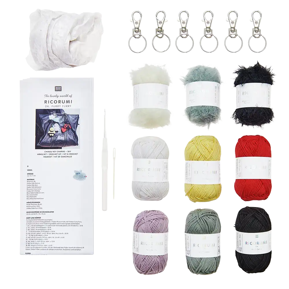 Schlüsselanhänger Chingu Sky (Ricorumi Häkelset)