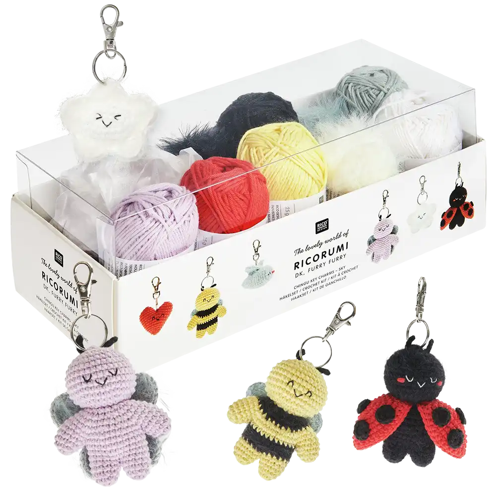 Schlüsselanhänger Chingu Sky (Ricorumi Häkelset)