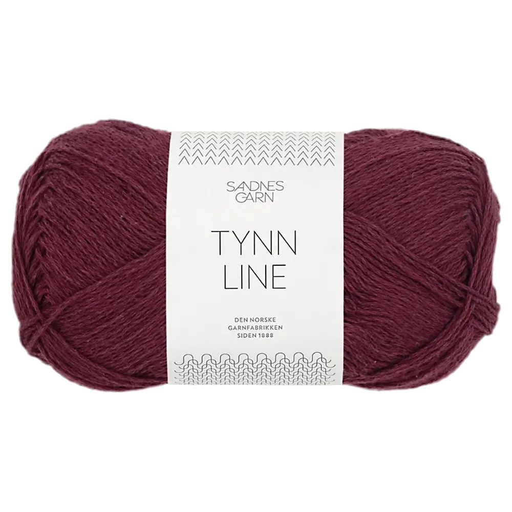 #Farbe_Sandnes Tynn Line | 4372 Dyp Burgunder
