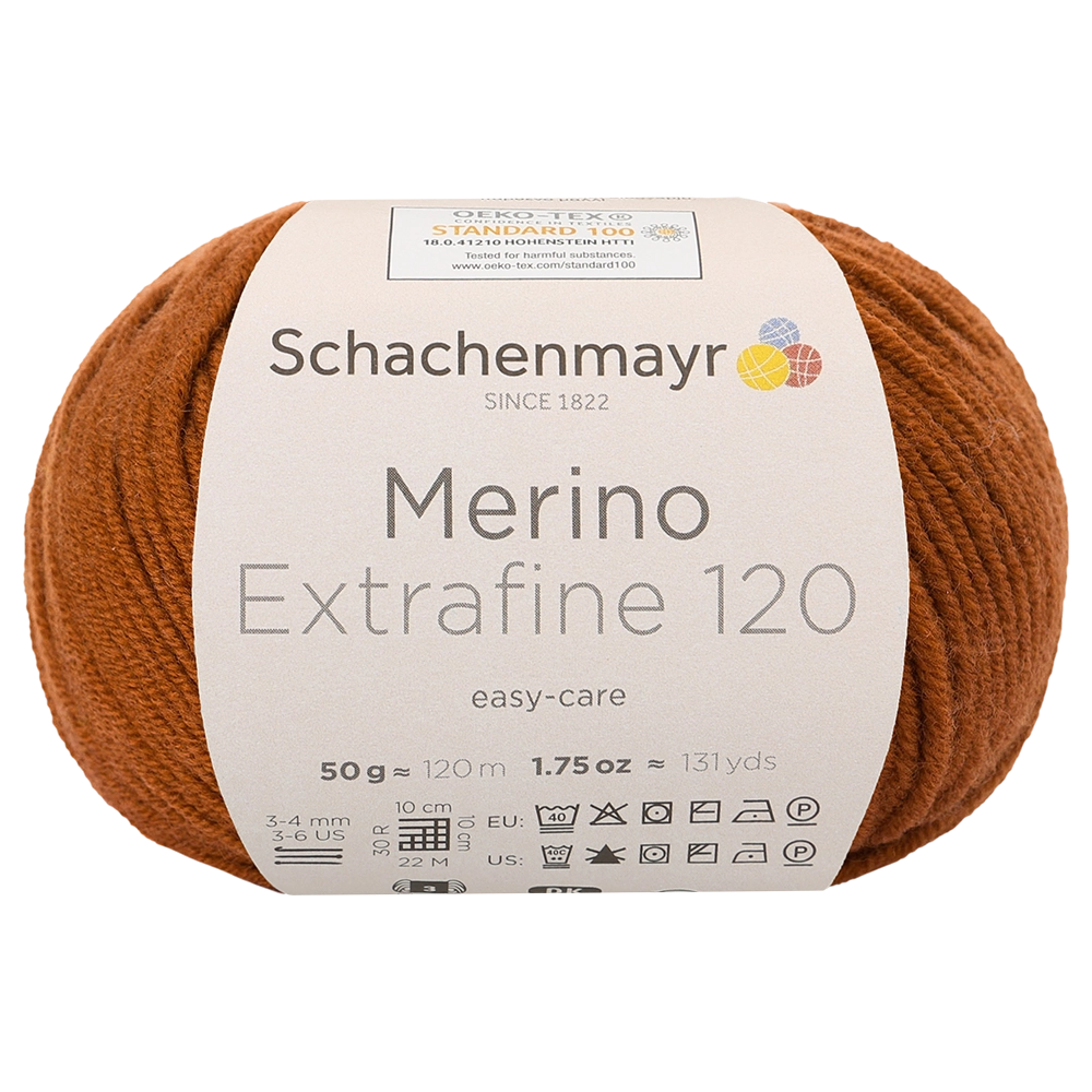 #Farbe_Schachenmayr Merino Extrafine 120 | 00110 Marone