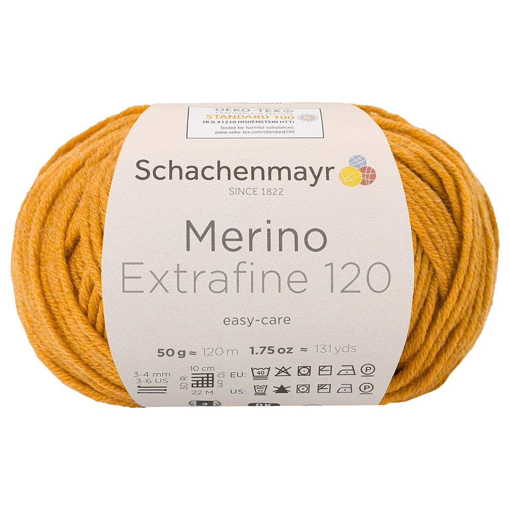 #Farbe_Schachenmayr Merino Extrafine 120 | 00126 Gold meliert