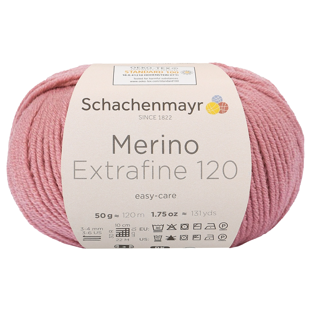 #Farbe_Schachenmayr Merino Extrafine 120 | 00129 Rose Pink