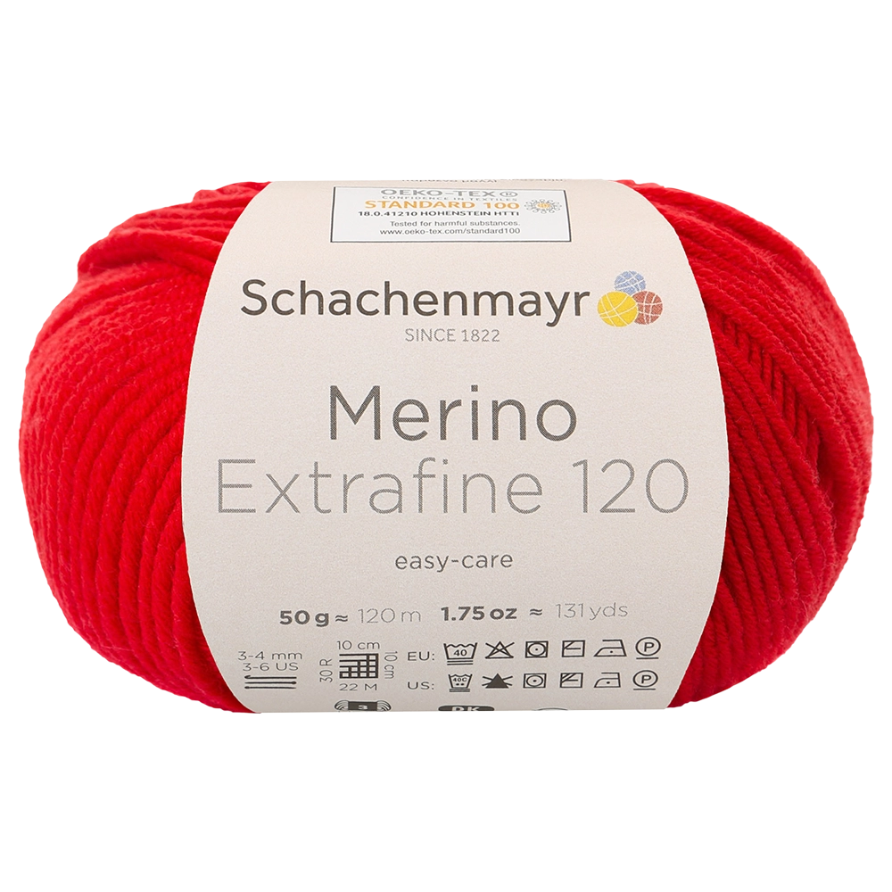 #Farbe_Schachenmayr Merino Extrafine 120 | 00130 Tomate