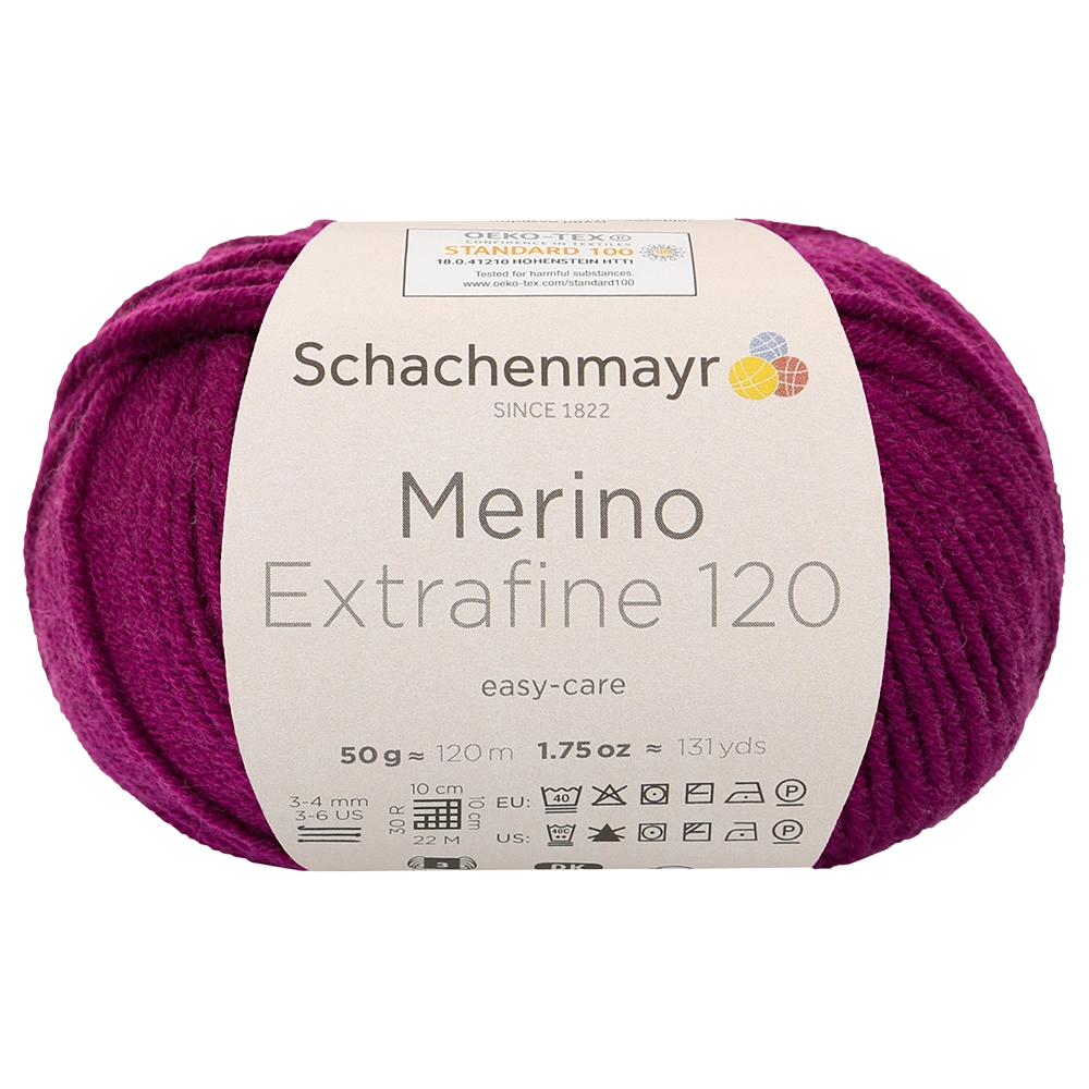 #Farbe_Schachenmayr Merino Extrafine 120 | 00133 Burgund