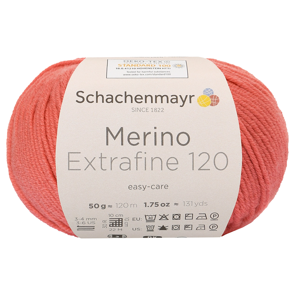 #Farbe_Schachenmayr Merino Extrafine 120 | 00134 Koralle