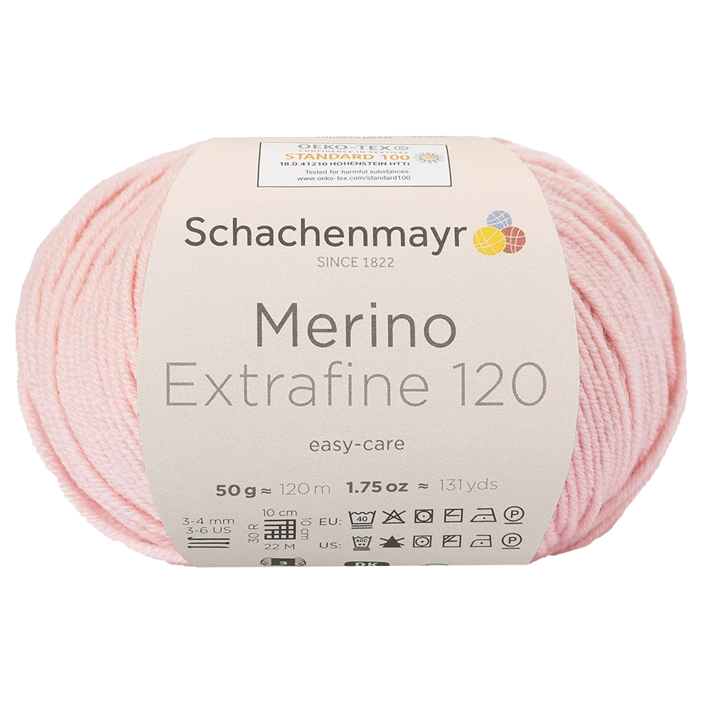 #Farbe_Schachenmayr Merino Extrafine 120 | 00135 Puderrosa