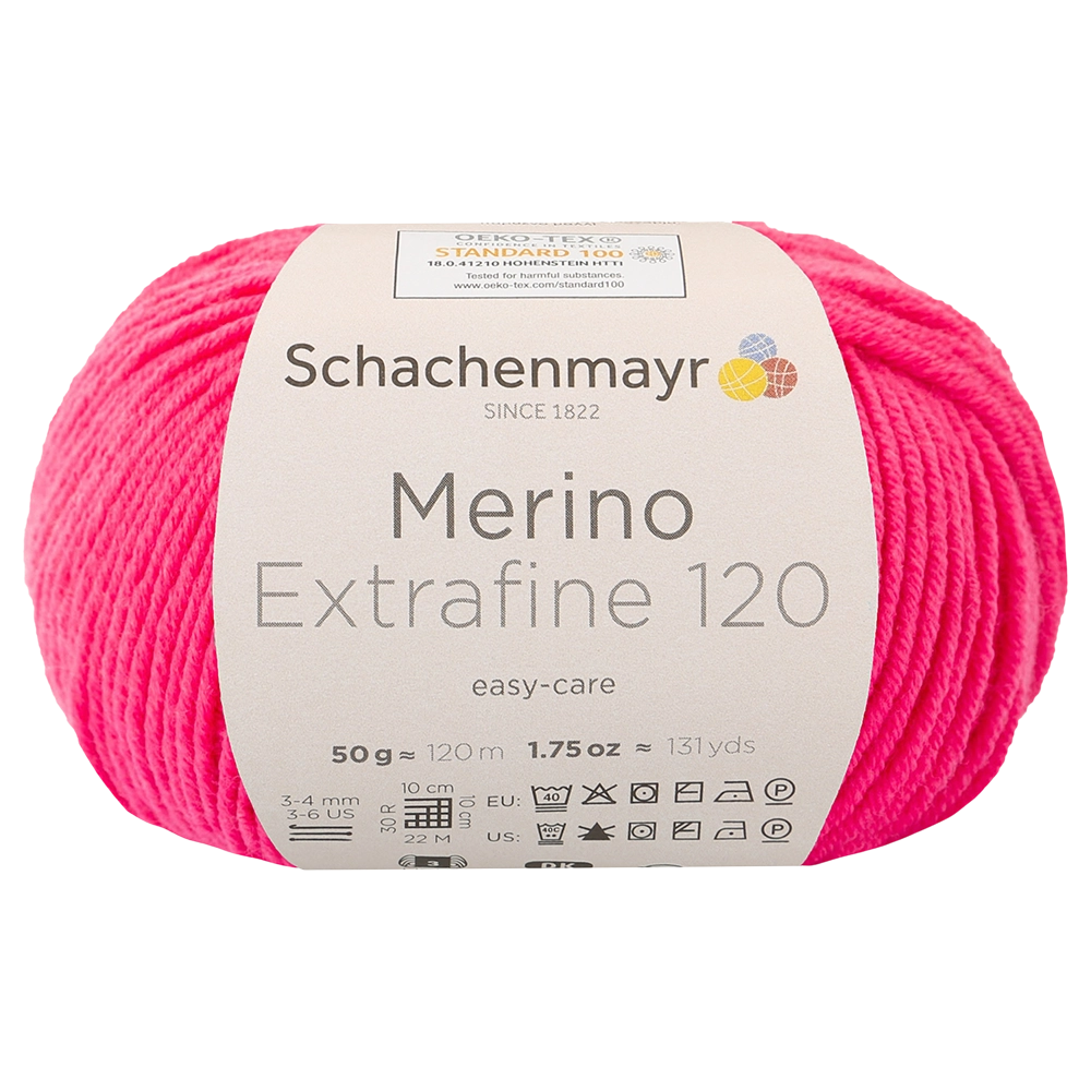 #Farbe_Schachenmayr Merino Extrafine 120 | 00139 Azalee