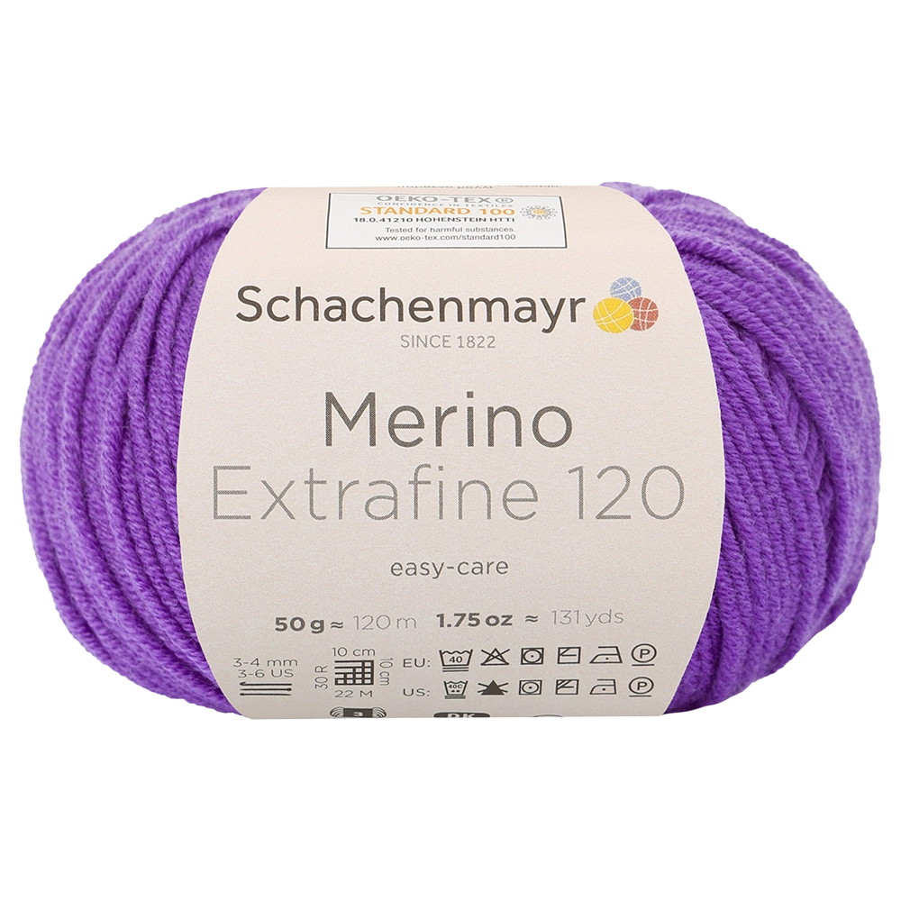 #Farbe_Schachenmayr Merino Extrafine 120 | 00147 Violett