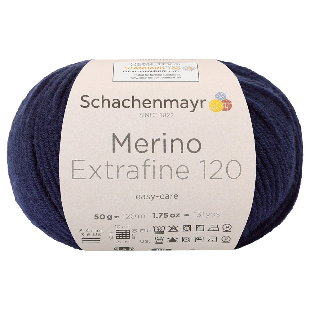 #Farbe_Schachenmayr Merino Extrafine 120 | 00150 Marine