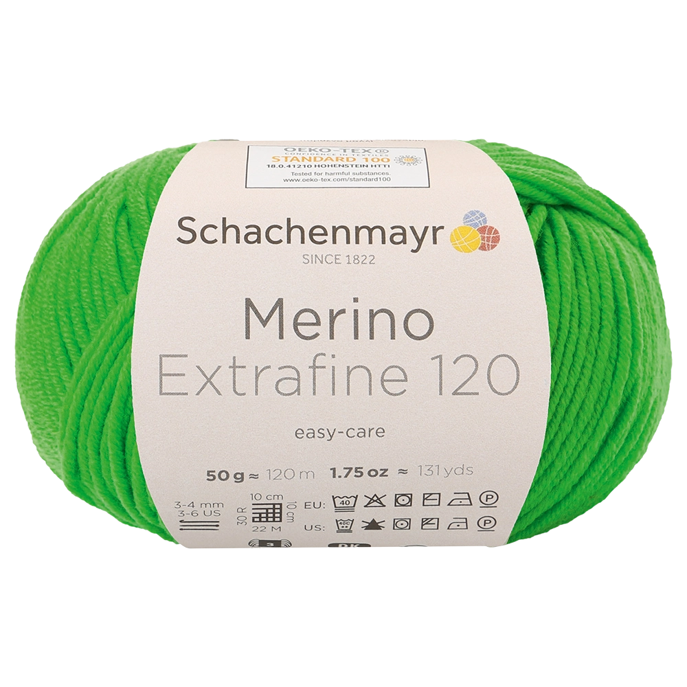 #Farbe_Schachenmayr Merino Extrafine 120 | 00170 Wiesengrün