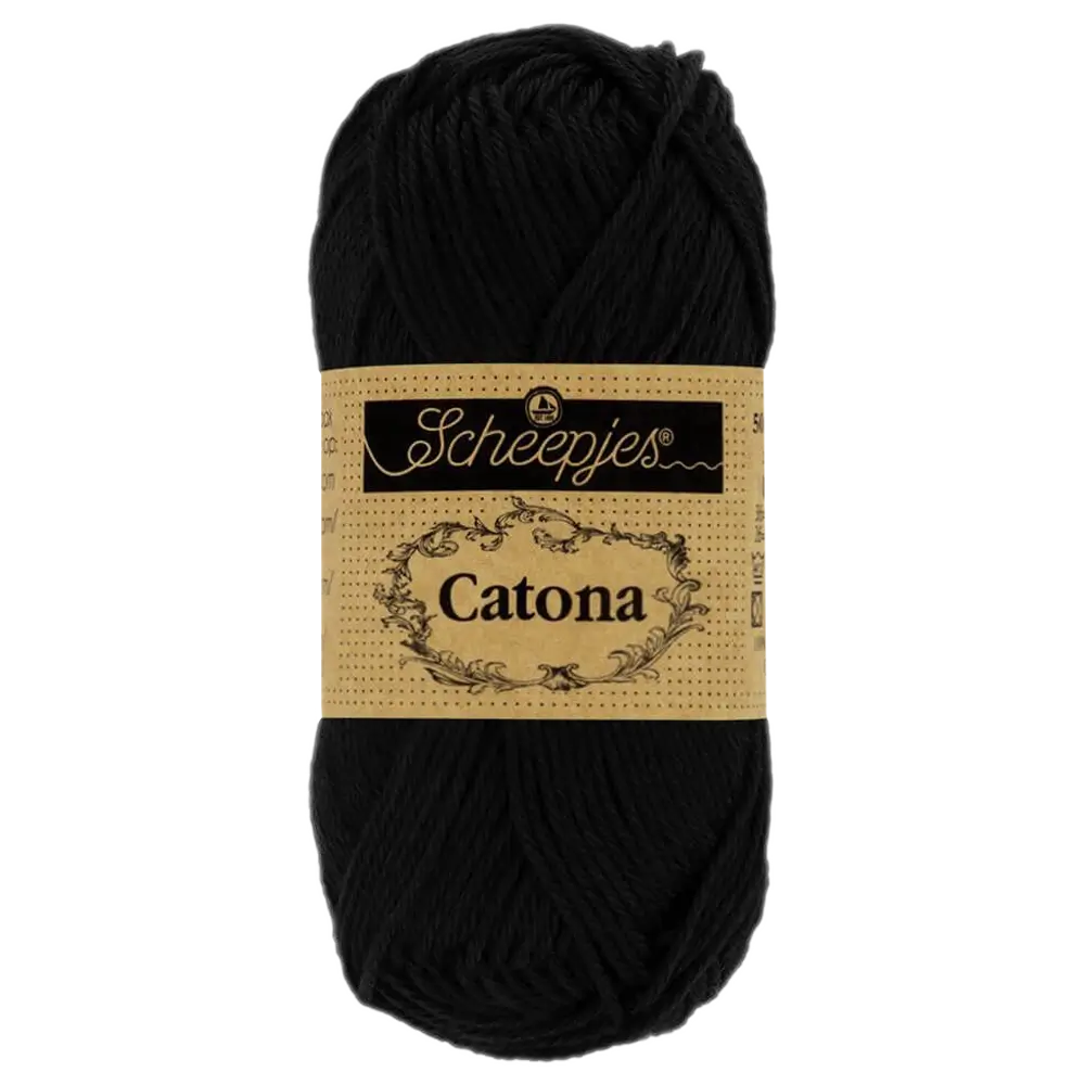 #Farbe_Scheepjes Catona | 110 Jet Black