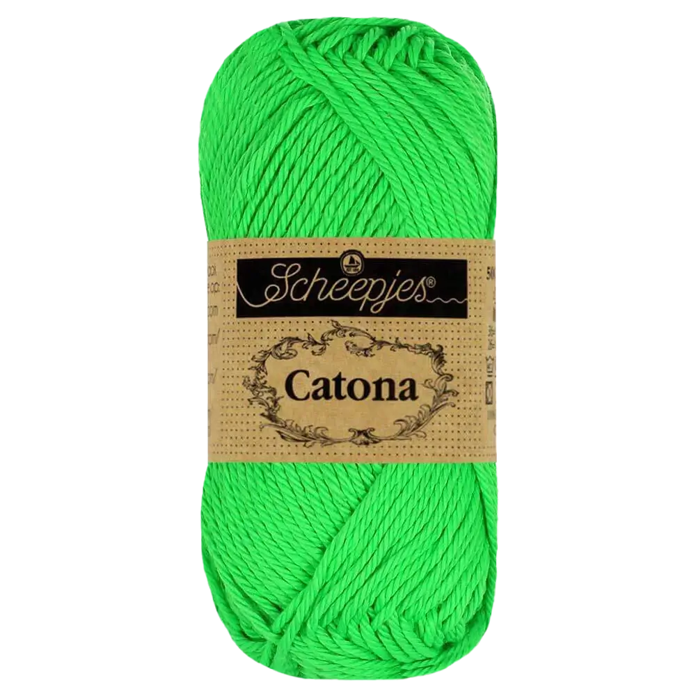 #Farbe_Scheepjes Catona | 602 Neongrün