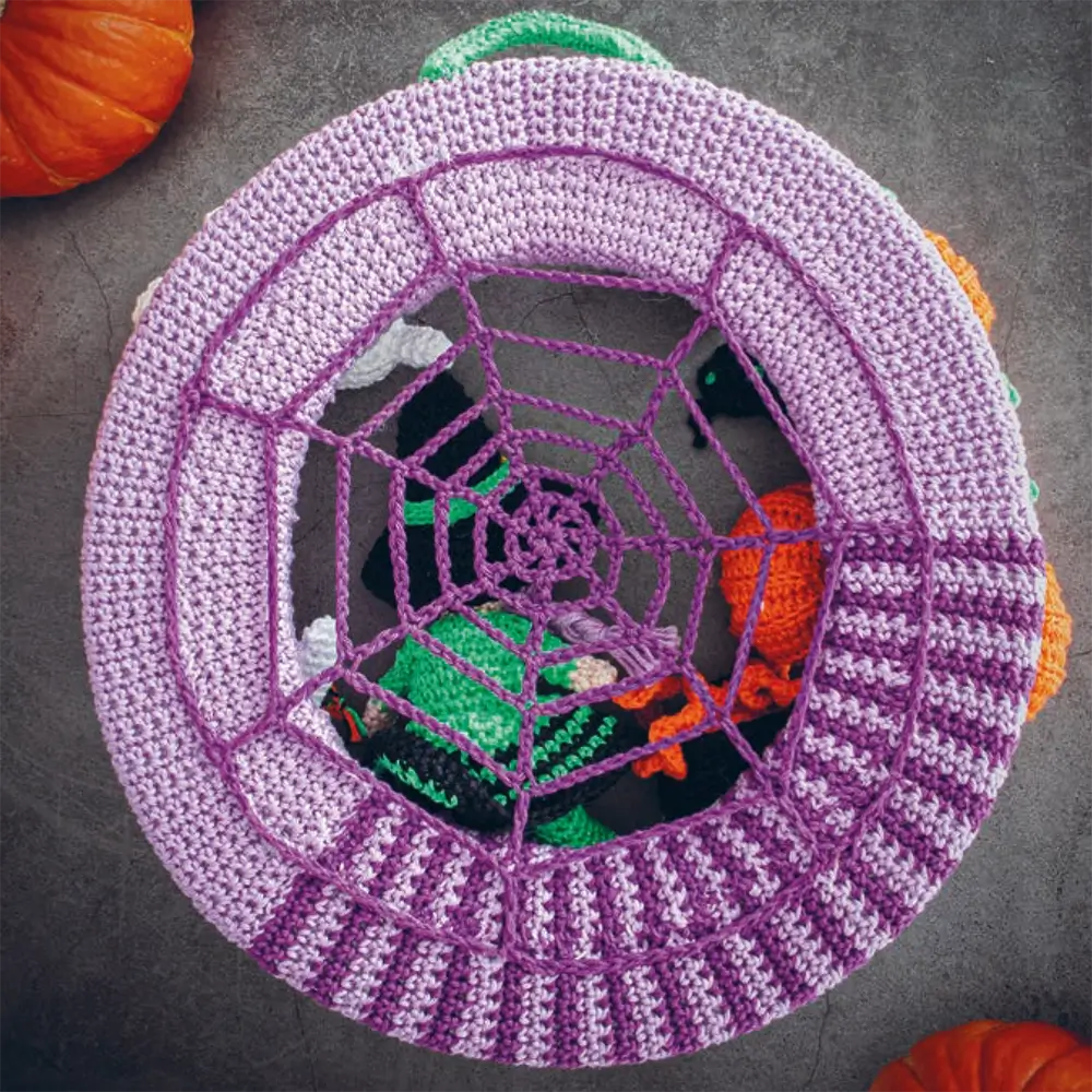Türkranz Halloween Wreath (Häkelset)