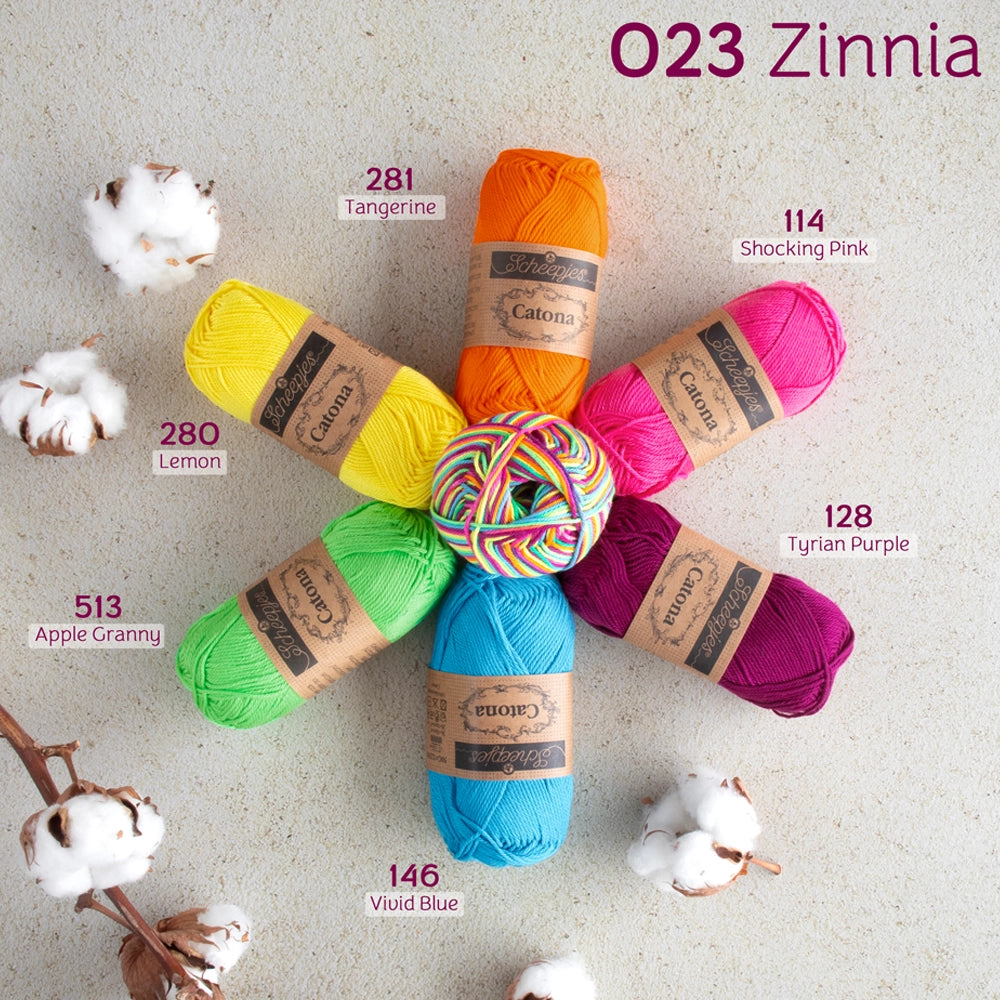 #Farbe_023 Zinnia