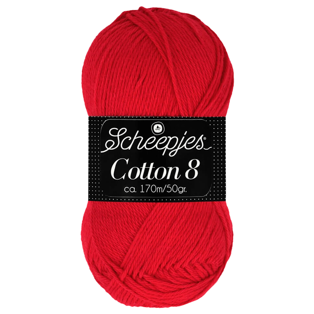 #Farbe_Scheepjes Cotton 8 | 510 Rot