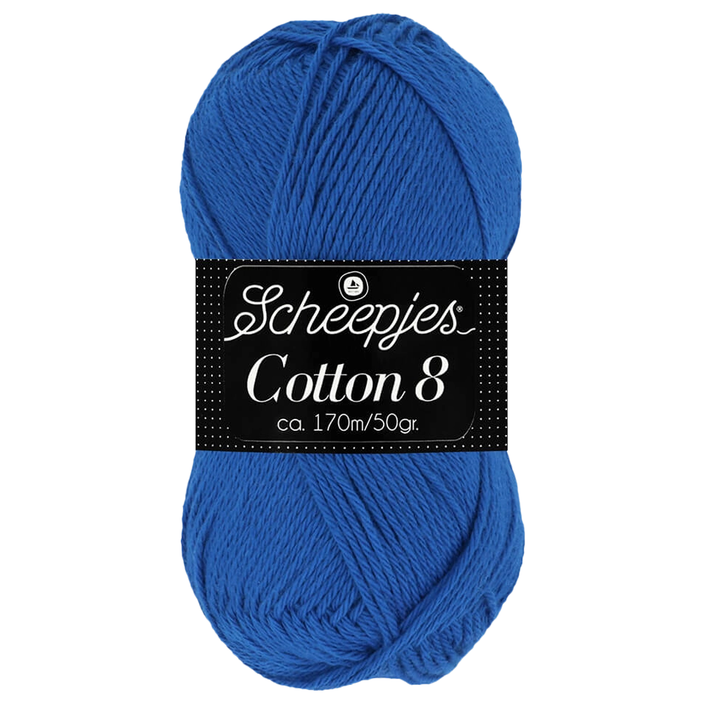 #Farbe_Scheepjes Cotton 8 | 519 Blau