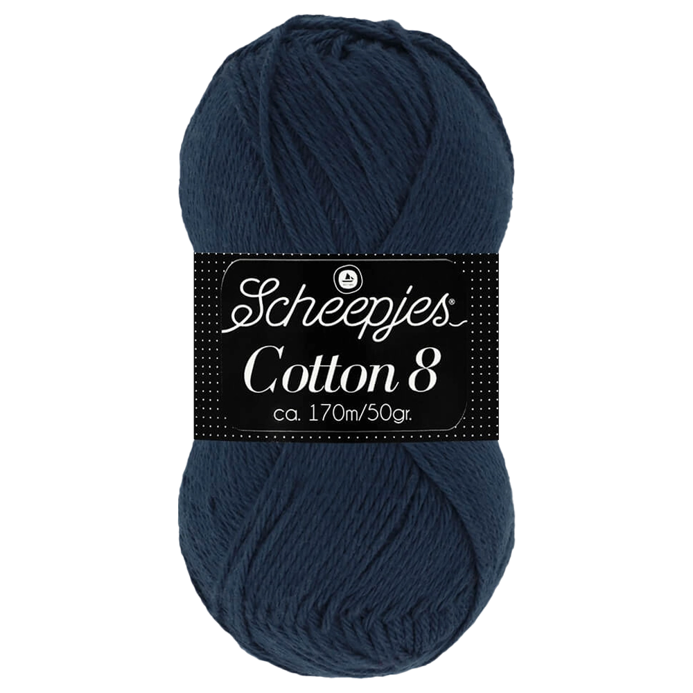 #Farbe_Scheepjes Cotton 8 | 527 Dunkelblau