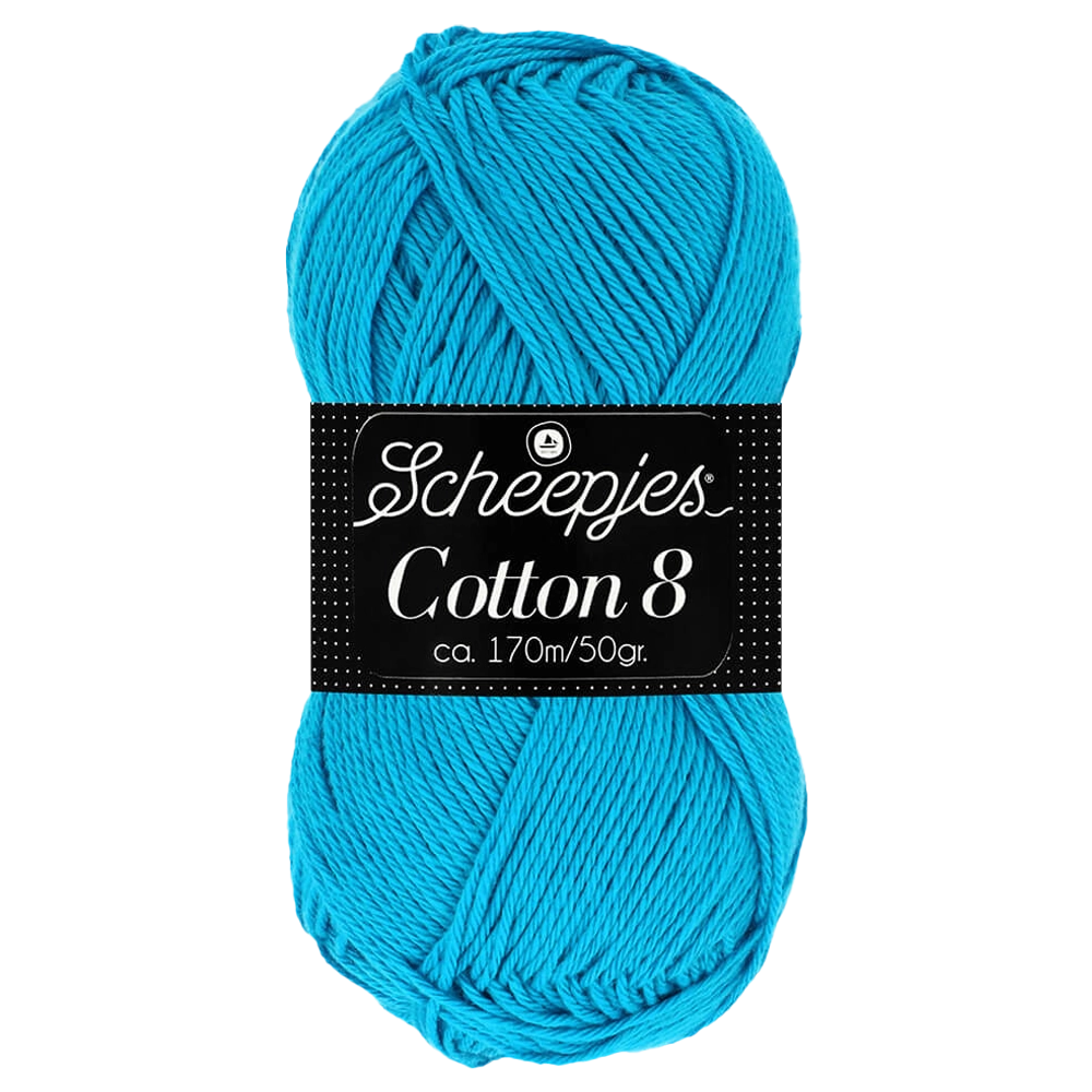 #Farbe_Scheepjes Cotton 8 | 563 Türkis