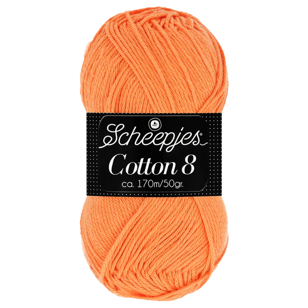 #Farbe_Scheepjes Cotton 8 | 639 Orange